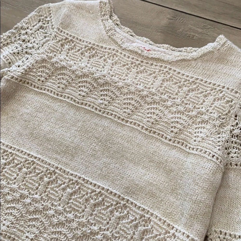 Cat & Jack Girl Ivory/Gold Dress Size XL (14/16)